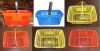 Wholesale 28L-32L supermarket shopping baskets,plastic shopping basket, hand basket