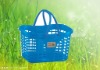Wholesale HX-7003basket plastic basket plastic shopping basket
