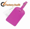LT018 leather luggage tag