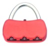 Wholesale Mini handbag shaped metal combination padlock-02
