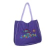 Wholesale Purple Embroidered Tote Bag Fashion Diaper