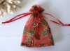Wholesale christmas pouch organza gift bags