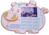 Wholesale factory customize 2011 hottest sale calendar mouse pad