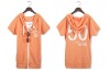 Wholesale women's solid color sportswear,hoody shirt