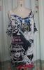 Wholesale 2011 newest design lady printed top