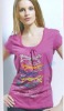 Wholesale women's t-shirt, cheap tshirt