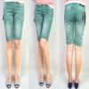 Wholesale spot women stock green short pants