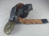 Wholesale woven belts jeans belt for women PU belts