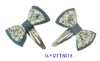 Wholesale Fashion hair clip jean fabric for kids
