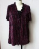 Wholesale 100%POLYESTER ladies fashion top