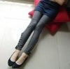 Wholesale Grey Stylish Leggings Tight Jeans Women Pants