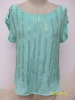 Wholesale OEM designed women printed top 2011 supplier