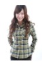 Wholesale Women's yarn dyed flannel shirt