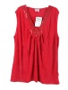 Wholesale Eur style sleeveless women T-Shirt stock (533#)