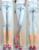Wholesale handling stock jean women's short pants