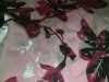Wholesale women skirt fabric / nylon/rayon burnout fabric