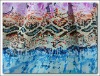 Wholesale women's skirt fabric / polyester chiffon