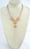 Wholesale Fashionable new flower design short necklace for women