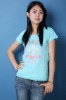 woman's short sleeve of casual cotton tshirt yf-10821