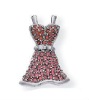 Wholesale 2011 latest fashion skirt brooch with crystal rhinestone