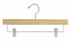 Wholesale natural wooden/wood hanger for skirt&pants