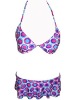 Wholesale two pieces swimwear with skirt