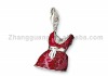 Wholesale Fashion Red Skirt Charms