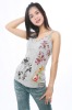Wholesale flower lady tank top and summer vest YF-67058