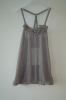 Wholesale fashion ladies vest hand EMB