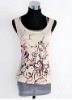 Wholesale cotton women's / lady's tank top