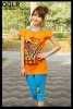 Wholesale Leisure orange flower printed OEM Tank Top for women