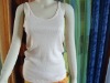 Wholesale knitted girl's rib cotton tank top