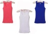 Wholesale 100%cotton lady's tank top