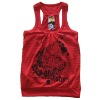 Wholesale (New design) Ladies' striped burn-out tank top