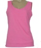 Wholesale 100% cotton lady's tank top