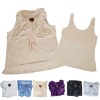 Wholesale Apparel Stock Women's sleeveless top with tank top