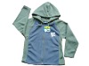 Wholesale children's zipper-up hooded sweatshirt