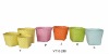 Wholesale COLORFUL PLASTIC FLOWER POT