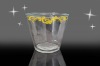clear glass flower pot/glassware