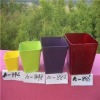 Wholesale Square Transparent red Flower Pot