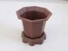 Wholesale hot sell octagonal shape Plastic flower pot