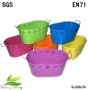 Wholesale metal oval flower pot