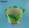 Wholesale 2011 hot sale fashion design resin flower pot (FP1017)