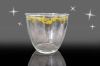 Wholesale clear glass flower pot/glassware