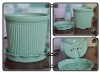 Wholesale Colorful plastic flower pot