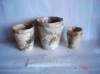 Wholesale birch bark flower pot