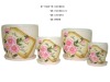 Wholesale Pottery flower pot with saucer