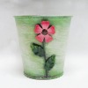 Wholesale metal flower pot for garden decoration
