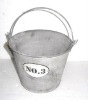 Wholesale 100446FD-T Metal bucket planter & flower pot
