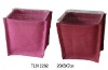 Wholesale garden decoration rectangle shape flower pot